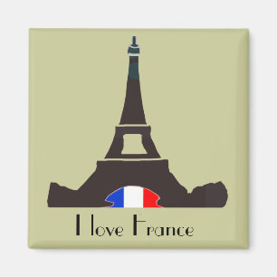Ik hou van France Magnet