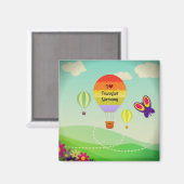 Ik hou van Frankfurt Duitsland Heet Lucht Ballon Magneet (Voorkant / Achterkant)