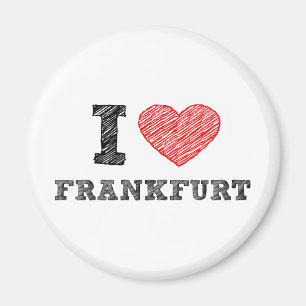 Ik hou van Frankfurt Magneet