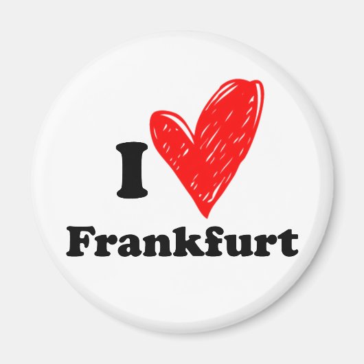 Ik hou van Frankfurt Magneet (Voorkant)