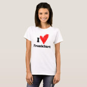 Ik hou van Frankfurt T-shirt (Voorkant volledig)