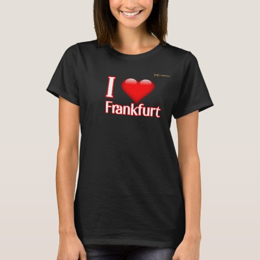 Ik hou van Frankfurt T-shirt (Voorkant)