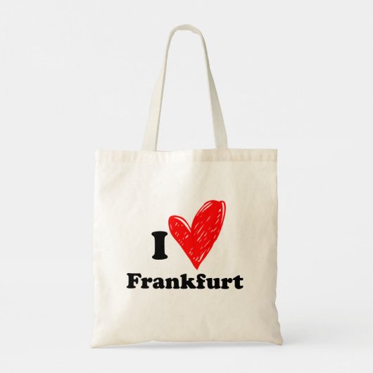 Ik hou van Frankfurt Tote Bag (Achterkant)