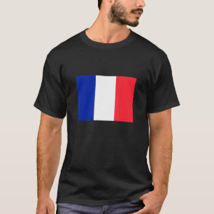 Ik hou van Frankrijk en geniet van Franse vlag Gra T-shirt