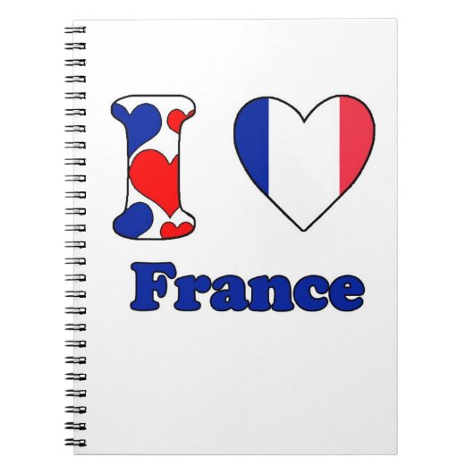 Ik hou van Frankrijk Notitieboek (Voorkant)