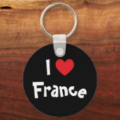 Ik hou van Frankrijk Sleutelhanger (Voorkant)