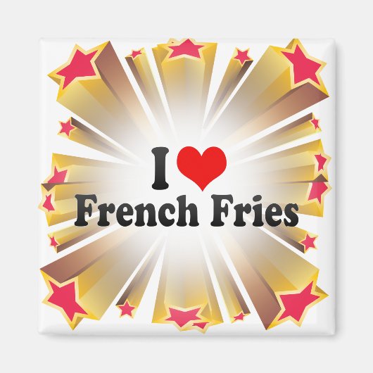 Ik hou van Franse feeën Magneet (Voorkant)