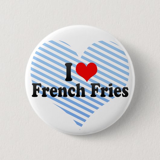 Ik hou van Franse feeën Ronde Button 5,7 Cm (Voorkant)
