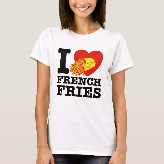 Ik hou van Franse feeën T-shirt (Voorkant)