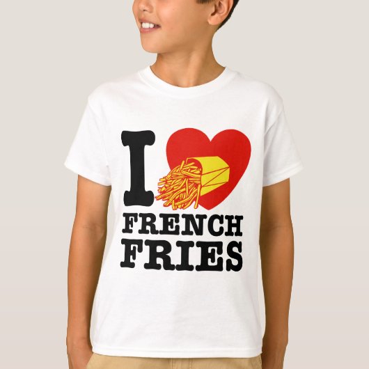 Ik hou van Franse feeën T-shirt (Voorkant)