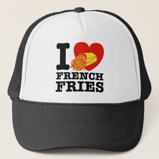 Ik hou van Franse feeën Trucker Pet (Voorkant)