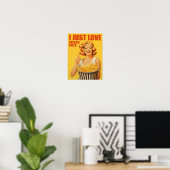 Ik Hou Van Franse Frietjes Print Grappige Keuken M (Thuiskantoor)