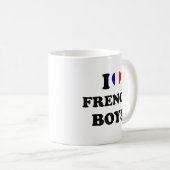 Ik hou van Franse jongens Koffiemok (Voorkant rechts)