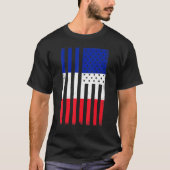 Ik hou van Franse nationale feestdag, Parijs Heri T-shirt (Voorkant)