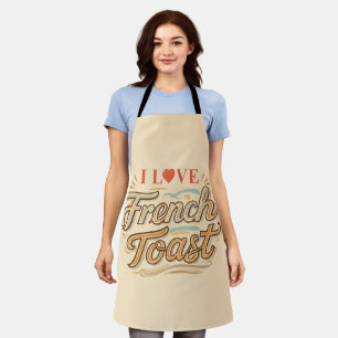 Ik hou van Franse Toast Schort