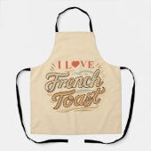 Ik hou van Franse Toast Schort (Voorkant)