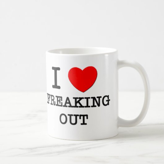 Ik hou van freaking Out Koffiemok (Rechts)