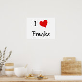 Ik hou van Freaks Poster (Keuken)