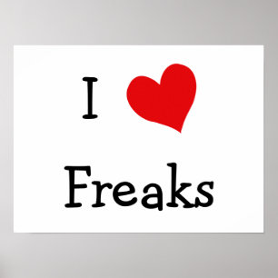 Ik hou van Freaks Poster