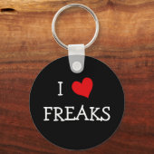 Ik hou van Freaks Sleutelhanger (Voorkant)