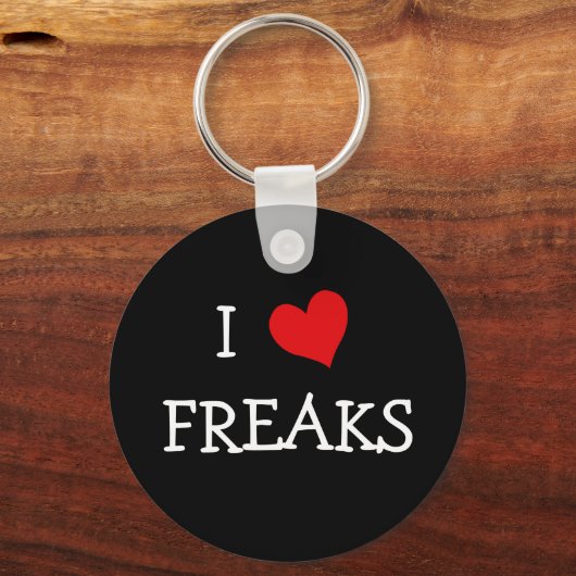 Ik hou van Freaks Sleutelhanger (Voorkant)