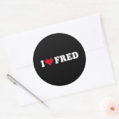 IK HOU VAN FRED RONDE STICKER (Envelop)