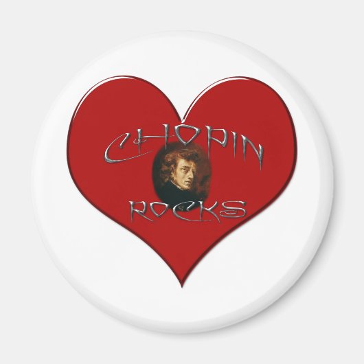 Ik hou van Frederic Chopin Magneet (Voorkant)