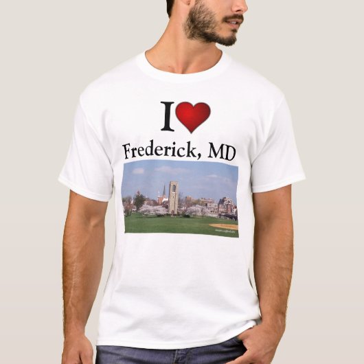Ik hou van Frederick, MD T-shirt (Voorkant)