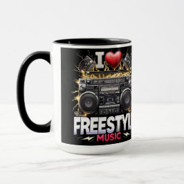 Ik hou van Freestyle Muziek Mok