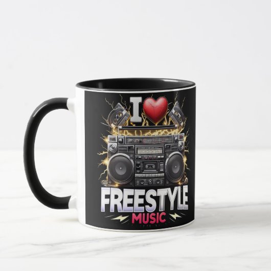 Ik hou van Freestyle Muziek Mok (Links)