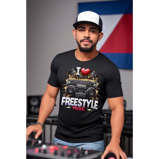 Ik hou van Freestyle Muziek T-shirt
