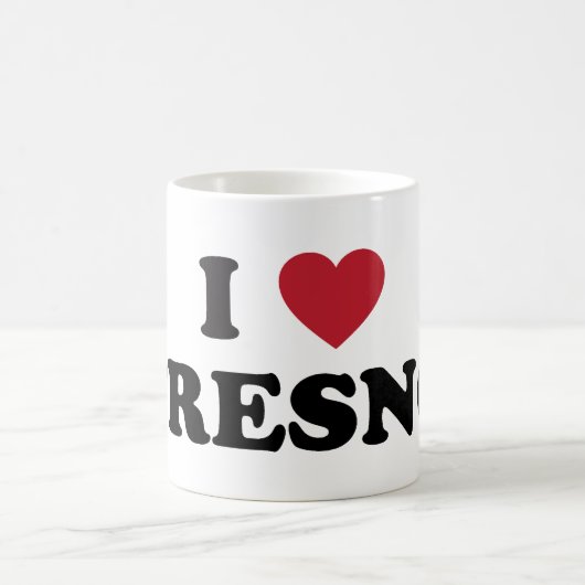 Ik hou van Fresno California Koffiemok (Center)