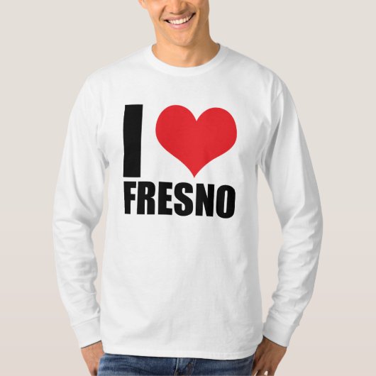 Ik hou van Fresno T-shirt (Voorkant)