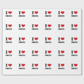 Ik hou van Freud Cadeaupapier (Vlak)