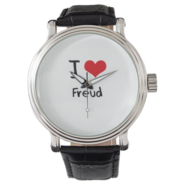 Ik hou van Freud Horloge (Voorkant)