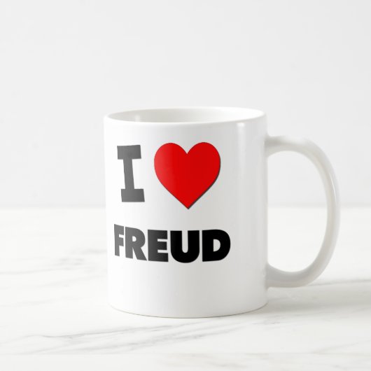 Ik hou van Freud Koffiemok (Rechts)