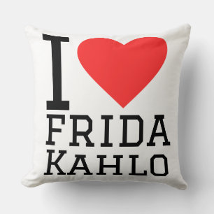 Ik hou van Frida Kahlo Kussen