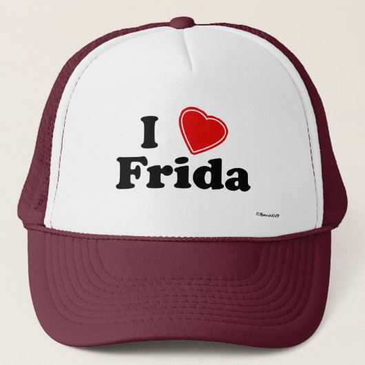 Ik hou van Frida Trucker Pet (Voorkant)