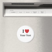 Ik hou van  Fridge Magnet - voeg tekst toe (Insitu (Vaatwasser))