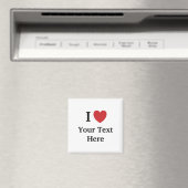Ik hou van  Fridge Magnet - voeg tekst toe (Insitu (Vaatwasser))