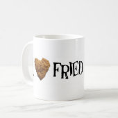 Ik hou van Fried Chicken Coffee Mok (Voorkant links)