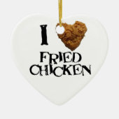 Ik hou van Fried Chicken Ornament (Voorkant)