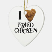 Ik hou van Fried Chicken Ornament (Links)