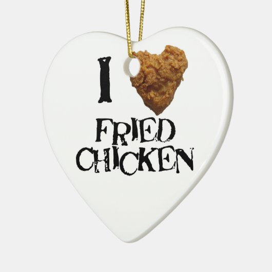 Ik hou van Fried Chicken Ornament (Links)