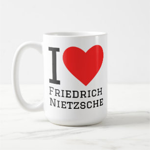Ik hou van Friedrich Nietzsche Koffiemok
