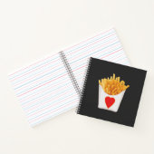 Ik hou van friet notitieboek (Binnen)