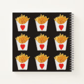 Ik hou van friet notitieboek (Achterkant)