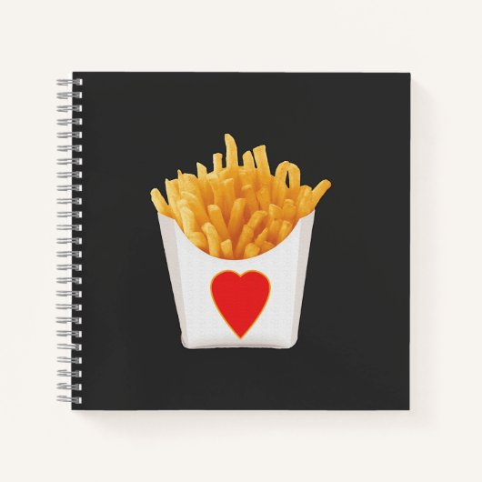 Ik hou van friet notitieboek (Voorkant)