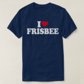 Ik hou van Frisbee Diskgolf T-shirt (Design voorkant)
