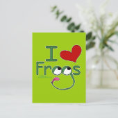Ik hou van FROGS Briefkaart (Staand voorkant)